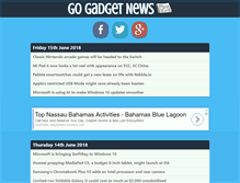 Tablet Screenshot of gogadgetnews.com